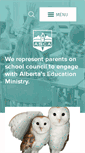 Mobile Screenshot of albertaschoolcouncils.ca